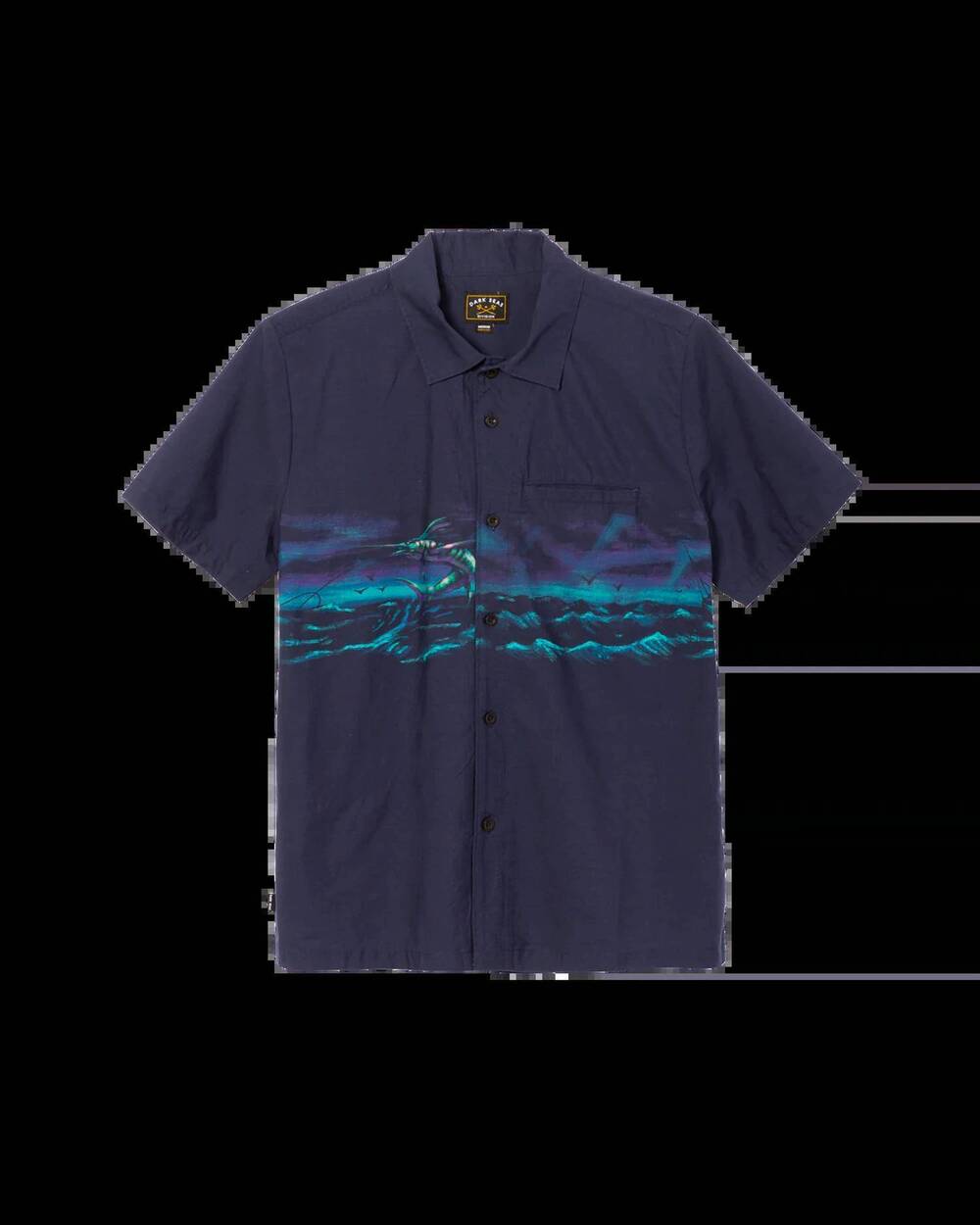 NEW DARK SEAS men's offshore shirt in dark navy